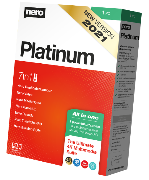 Nero Platinum Software Hardware Downloads